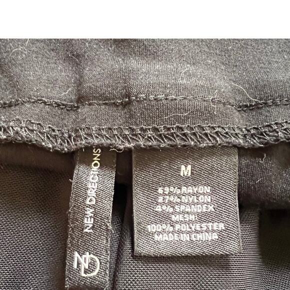 New Directions Pull On Pants Womens Size Medium Color Black High waisted - Picture 5 of 5